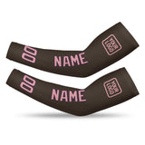 Custom Brown Light Pink Arm Sleeve
