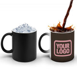 Custom Brown Light Pink Magic Mug