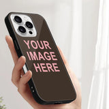 Custom Brown Light Pink Phone Case