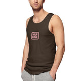Custom Brown Light Pink Men's Tank Top