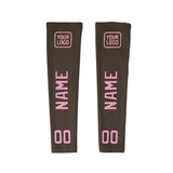 Custom Brown Light Pink Arm Sleeve