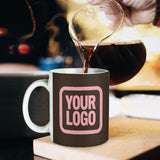 Custom Brown Light Pink Mug