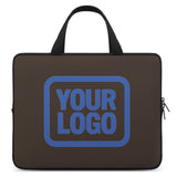 Custom Brown Sky Blue Laptop Bag