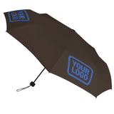 Custom Brown Sky Blue Automatic Umbrella