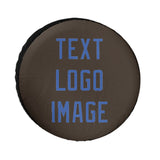 Custom Brown Sky Blue Truck Tires