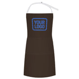 Custom Brown Sky Blue Apron