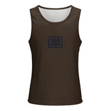 Custom Brown Navy Men's Tank Top