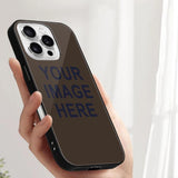 Custom Brown Navy Phone Case
