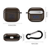 Custom Brown Navy AirPods Case (3rd Generation)