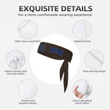 Custom Brown Navy Headband