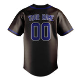 Custom Brown & Sky Blue Colors Design Sports Baseball Jersey