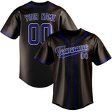 Custom Brown & Sky Blue Colors Design Sports Baseball Jersey