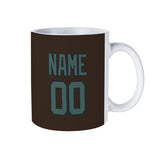 Custom Brown Blue Green Mug