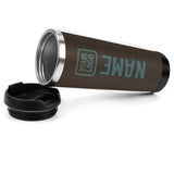 Custom Brown Blue Green Stainless Steel Water Cup