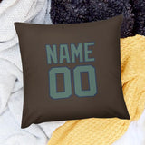 Custom Brown Blue Green Pillowcase