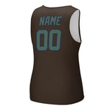 Custom Brown Blue Green Men's Tank Top