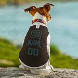 Custom Brown Blue Green Pet Vest
