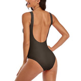 Custom Brown Blue Green Swimsuit