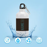 Custom Brown Blue Green Sports Bottle