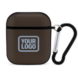 Custom Brown Light Blue AirPods Case