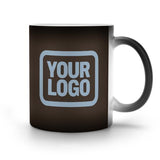 Custom Brown Light Blue Magic Mug