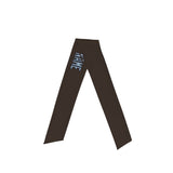 Custom Brown Light Blue Headband