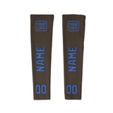 Custom Brown Sky Blue Arm Sleeve