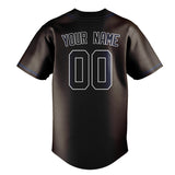 Custom Brown & Navy Colors Design Sports Baseball Jersey