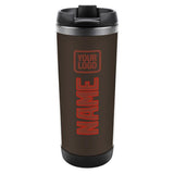 Custom Brown Coral Red Stainless Steel Water Cup