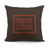 Custom Brown Coral Red Pillowcase