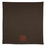 Custom Brown Orange Red Square Table Cloth