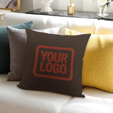Custom Brown Coral Red Pillowcase