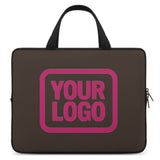Custom Brown Pink Laptop Bag