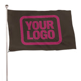 Custom Brown Pink Flag
