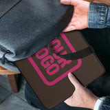 Custom Brown Pink Laptop Bag