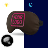 Custom Brown Pink Sleep Mask