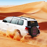 Custom Brown Pink Truck Tires