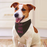 Custom Brown Pink Pet Scarf
