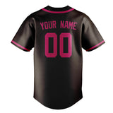 Custom Brown & Pink Colors Design Sports Baseball Jersey