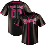 Custom Brown & Pink Colors Design Sports Baseball Jersey