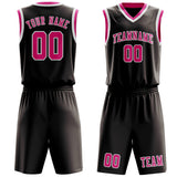 Custom Brown Pink Basketball Set