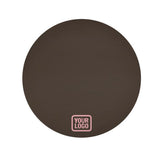 Custom Brown Light Pink Round Table Cloth