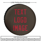 Custom Brown Red Truck Tires