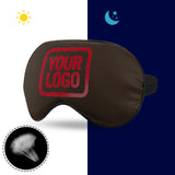 Custom Brown Red Sleep Mask