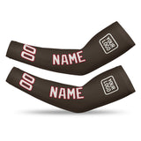 Custom Brown White Arm Sleeve