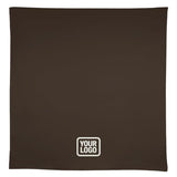 Custom Brown Red Square Table Cloth