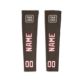 Custom Brown White Arm Sleeve