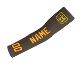 Custom Brown Gold Arm Sleeve
