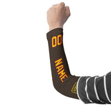 Custom Brown Gold Arm Sleeve