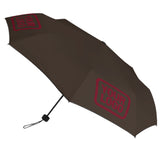 Custom Brown Crimson Red Automatic Umbrella